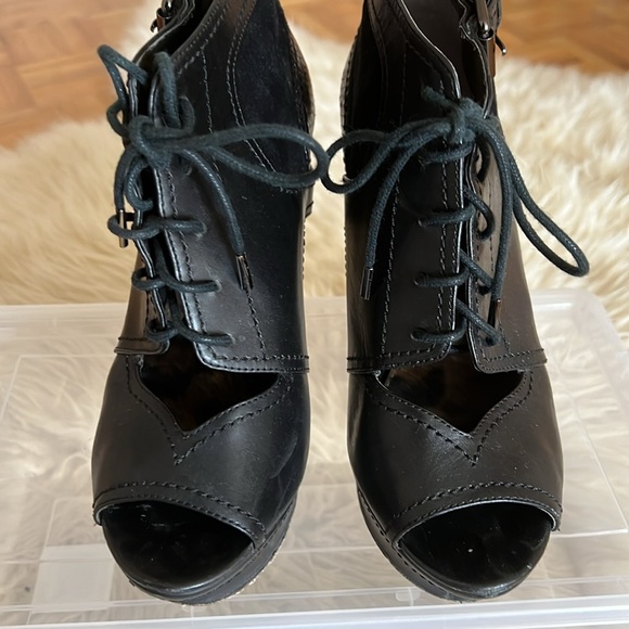 Sam Edelman open-toe lace-up ankle boots - Picture 4 of 13